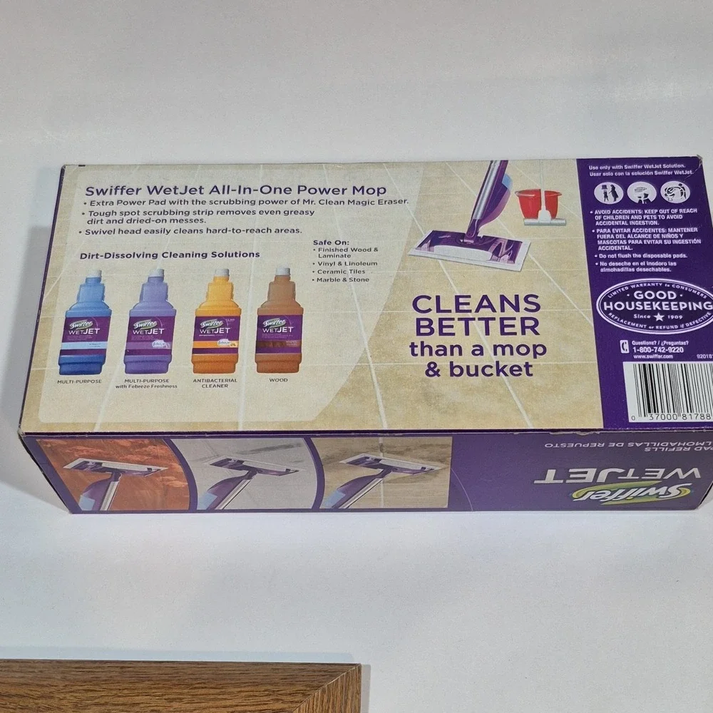 Swiffer WetJet Mop Refill Pads Extra Power with Magic Eraser 10 Pack